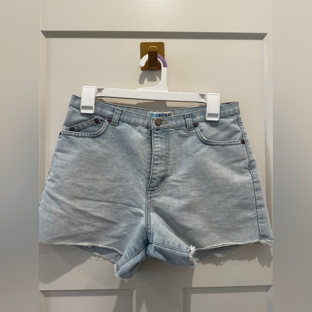 Light Blue Denim Women Shorts canyon river blues light size 5